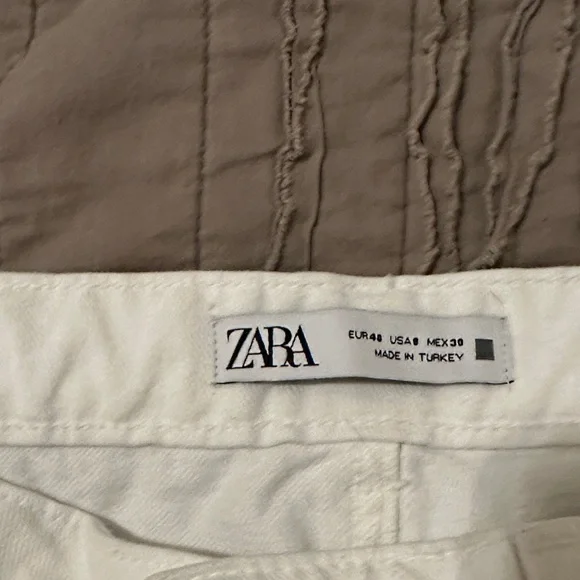 Zara White size 8 Women Jeans - Picture 2 of 11